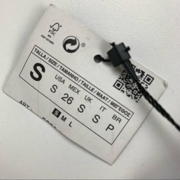 Zara Faux Leather  Skirt NWT size S - Picture 3 of 6